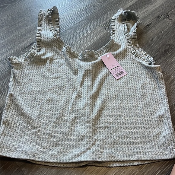 Waffle material tank top - Picture 3 of 3